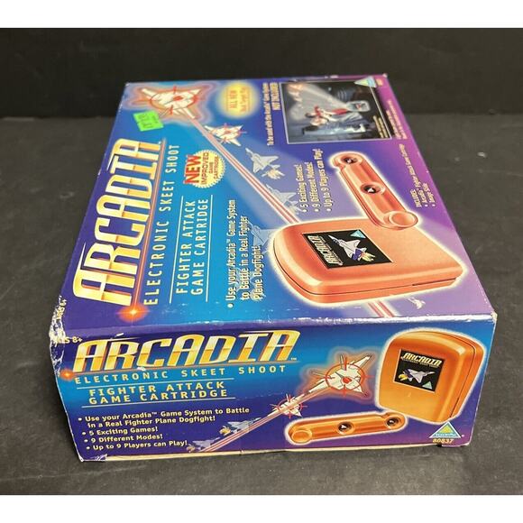 Arcadia Electronic Skeet Shoot Fighter Attack Game Cartridge Image Slide Sealed - Picture 3 of 6